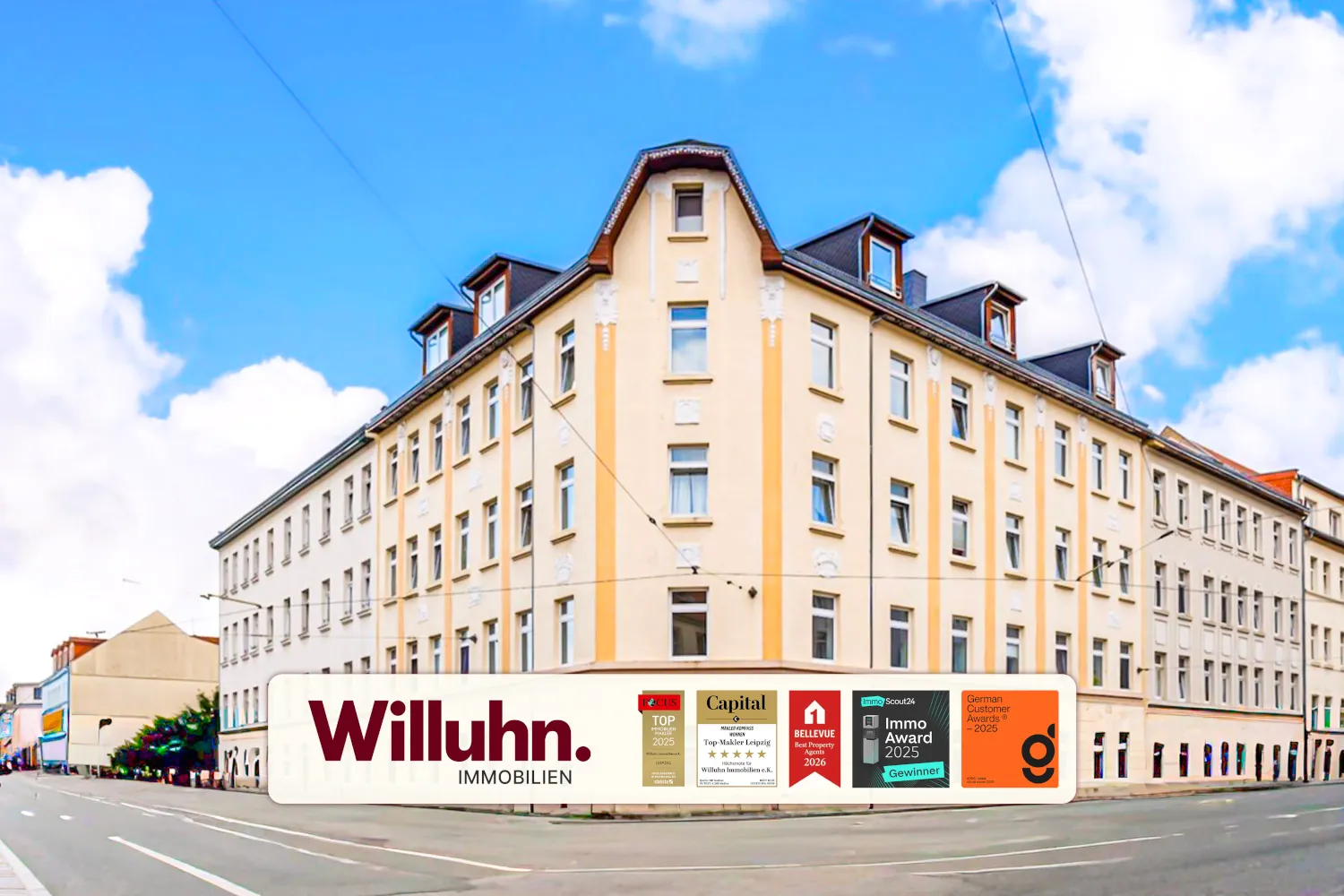 3 Zimmer Wohnung mit 64 m² in Leipzig – Bild 1