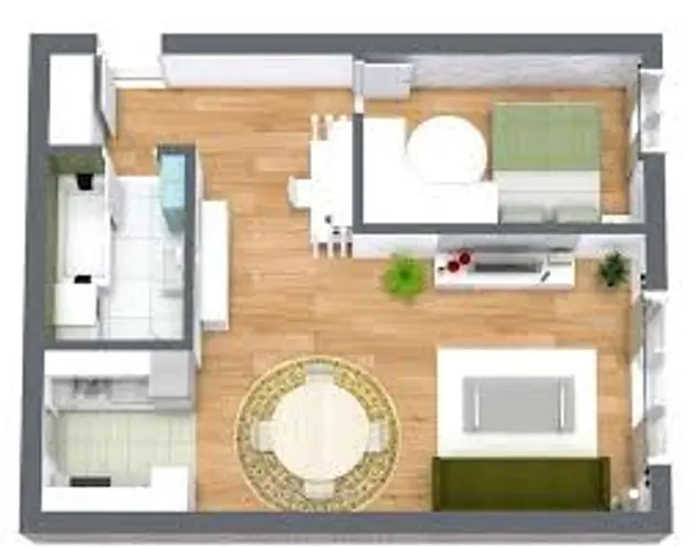 1 Zimmer Wohnung mit 35 m² in Saarbrücken – Bild 1
