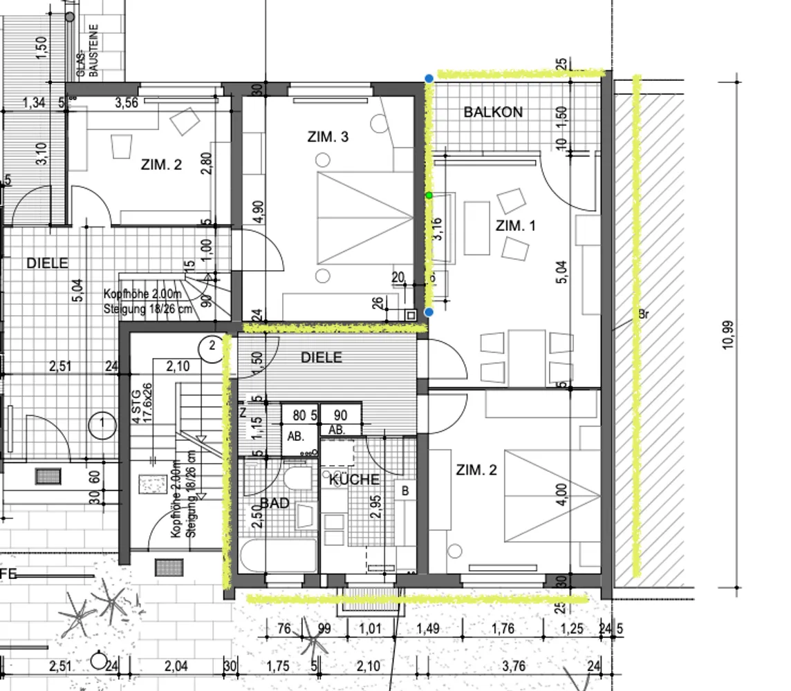 2 room apartment with 59 m² in Berlin – Photo 1