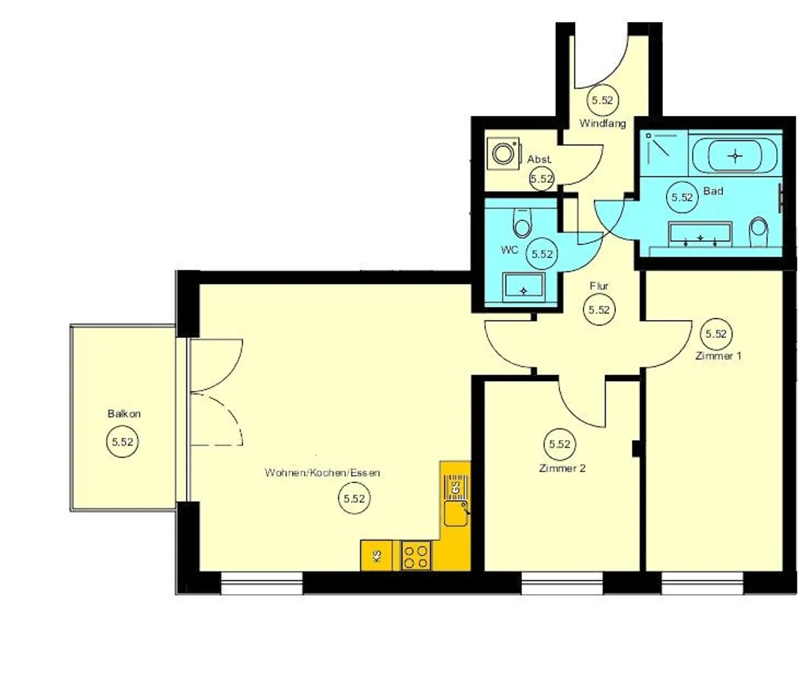 3 Zimmer Wohnung mit 80 m² in Leipzig – Bild 8