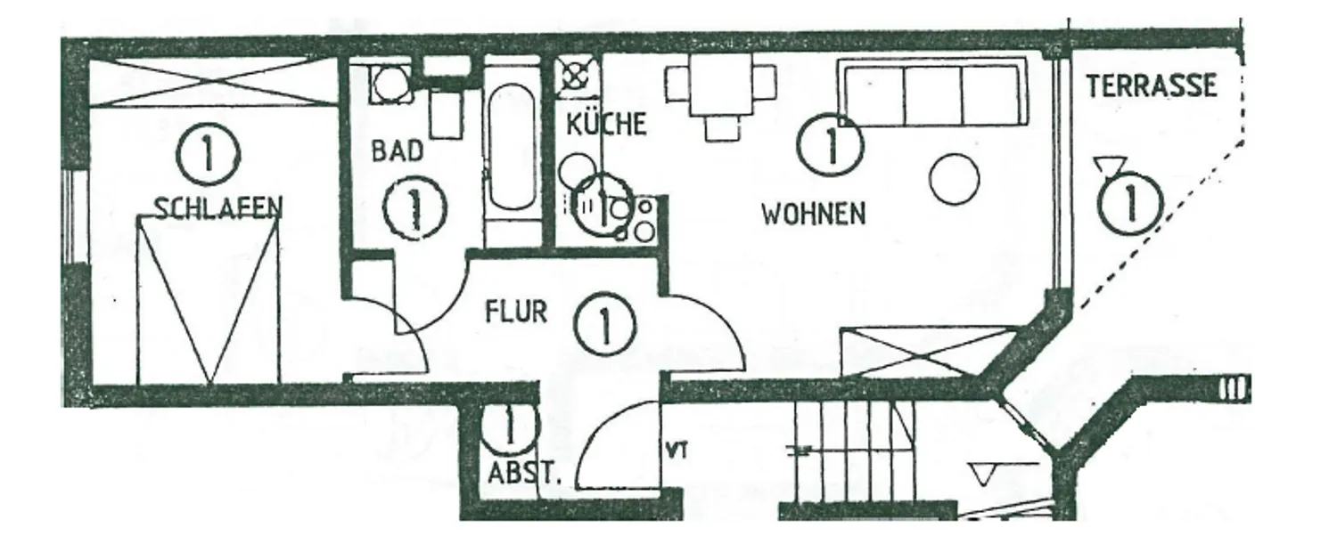 2 Zimmer Wohnung mit 47 m² in Leipzig – Bild 2