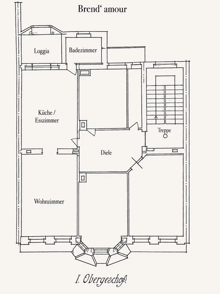 4 Zimmer Wohnung mit 105 m² in Düsseldorf – Bild 1