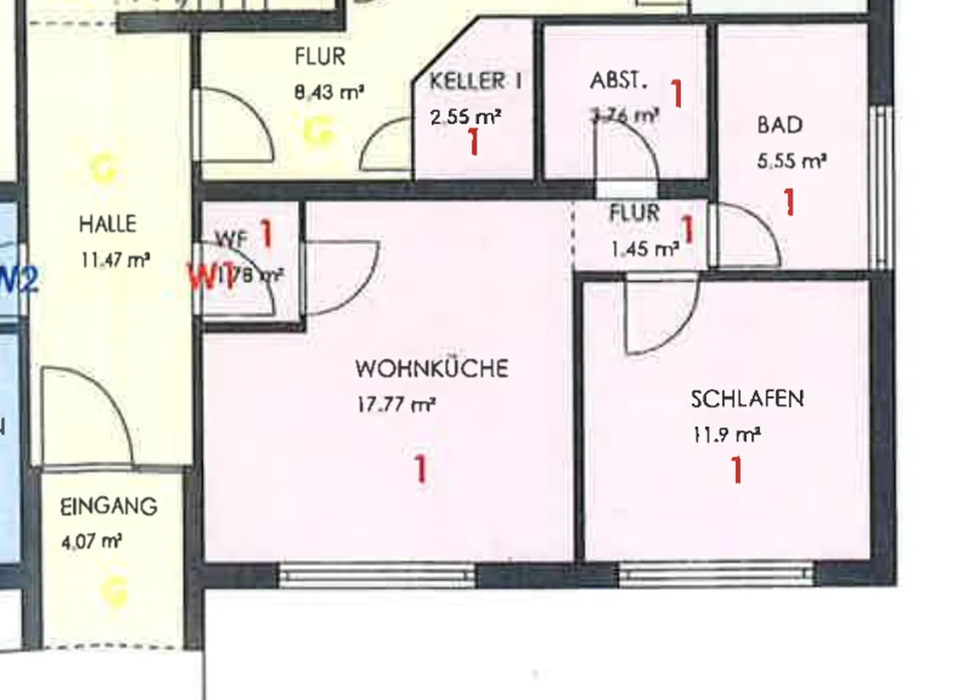 2 room apartment with 40 m² in Lörrach – Photo 2