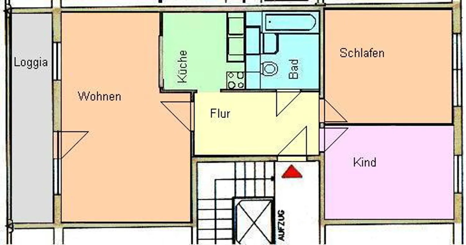 3 Zimmer Wohnung mit 59 m² in Eberswalde – Bild 4
