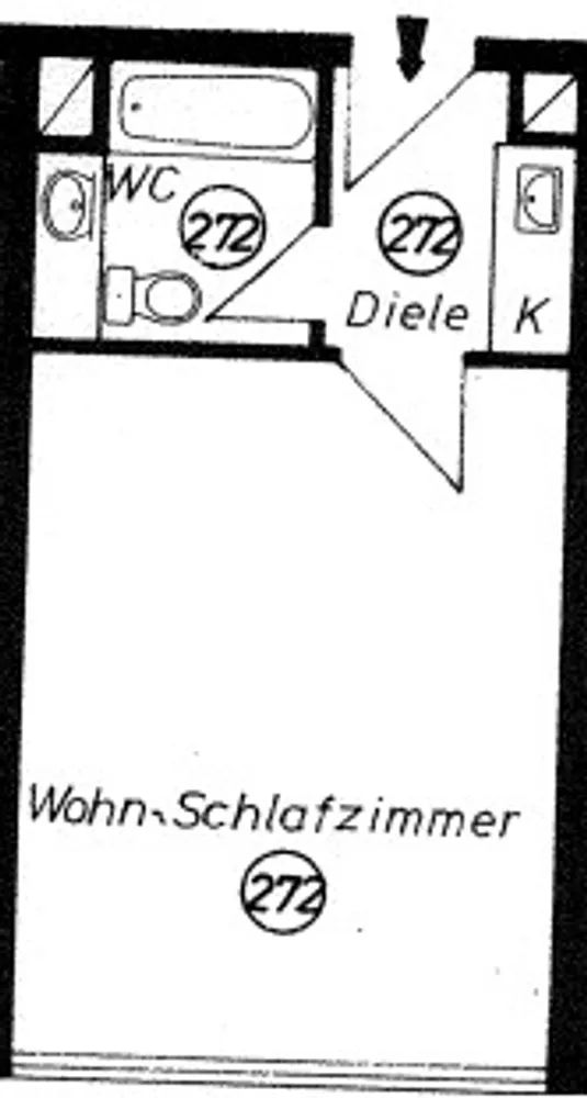 1 Zimmer Wohnung mit 27 m² in Köln – Bild 6