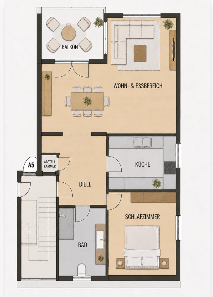 3 Zimmer Wohnung mit 80 m² in Dortmund – Bild 7
