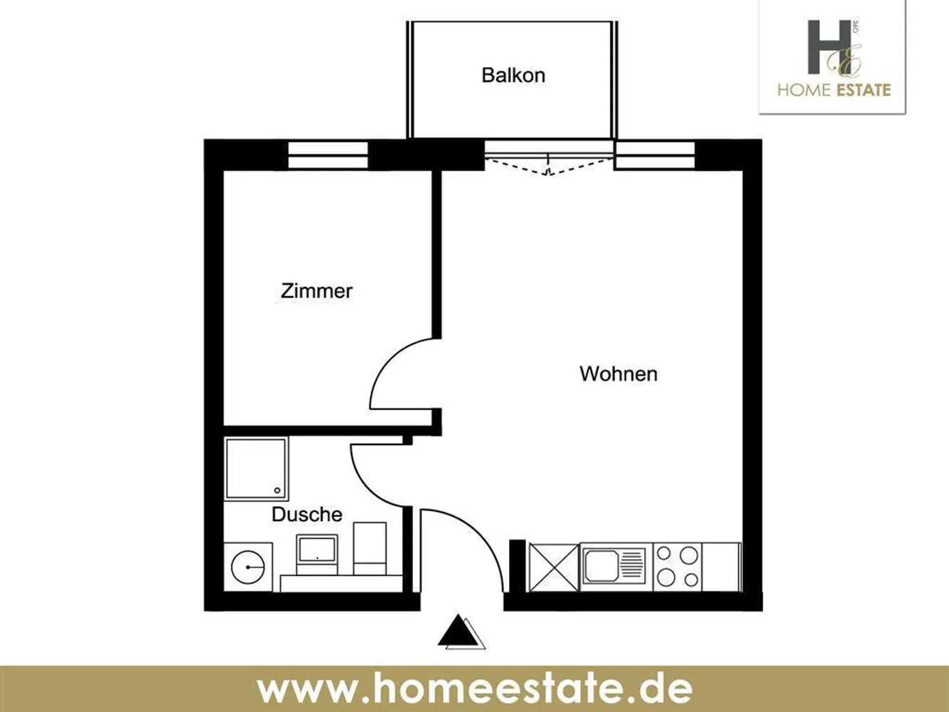 2 Zimmer Wohnung mit 35 m² in Berlin – Bild 4