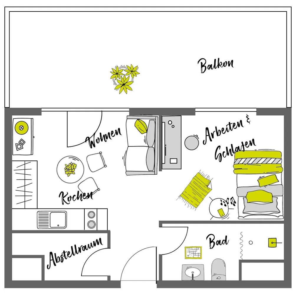 1 Zimmer Wohnung mit 42 m² in Berlin – Bild 8