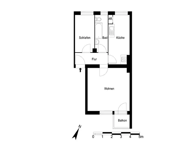 2 Zimmer Wohnung mit 53 m² in Berlin – Bild 9