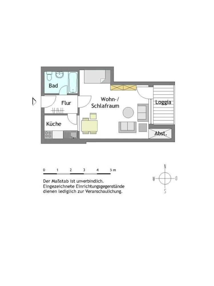 1 Zimmer Wohnung mit 38 m² in Mülheim an der Ruhr – Bild 5