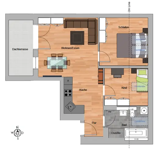 3 Zimmer Wohnung mit 74 m² in München – Bild 12