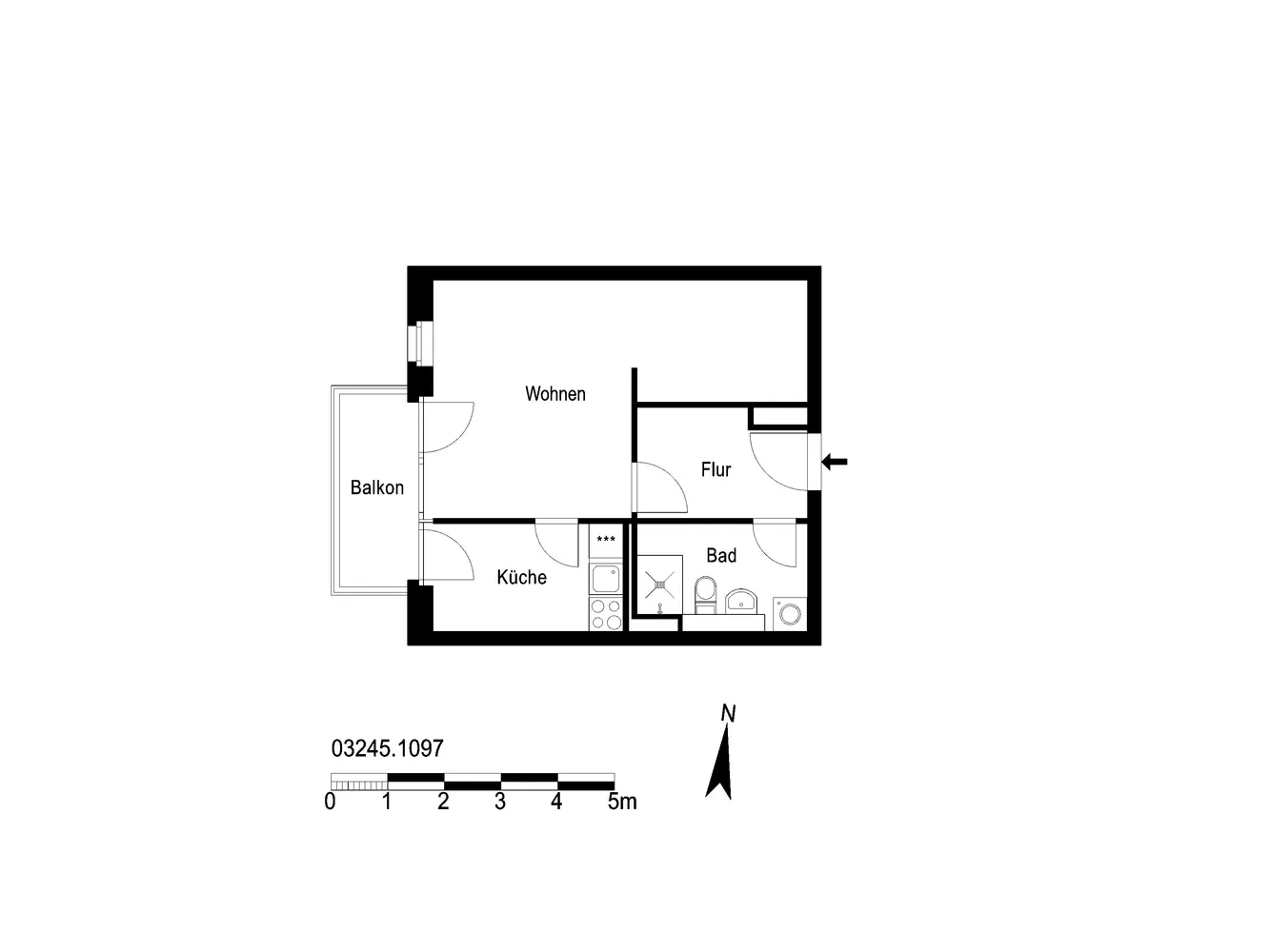 1 room apartment with 41 m² in Berlin – Photo 8