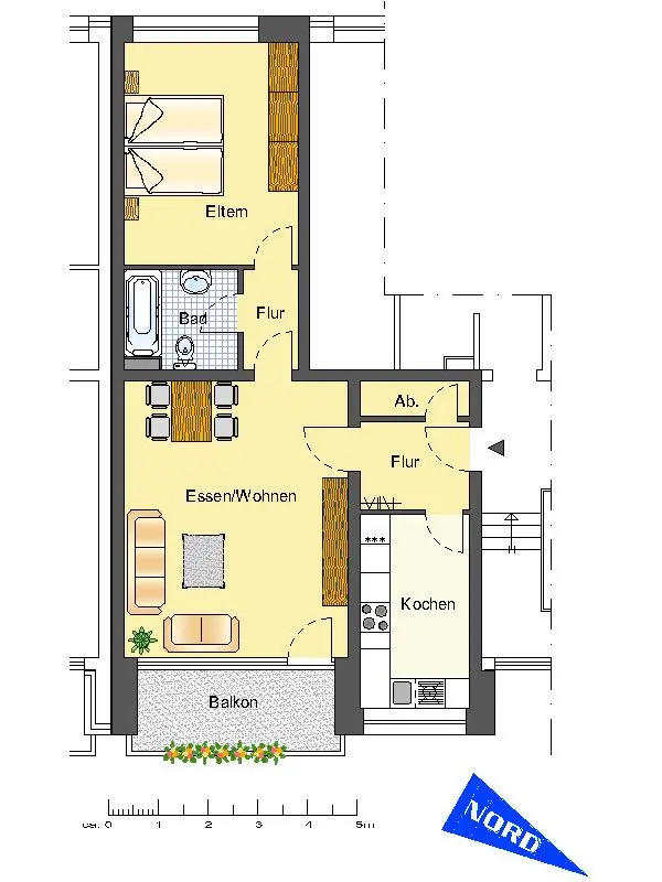 2 Zimmer Wohnung mit 64 m² in Dorsten – Bild 4