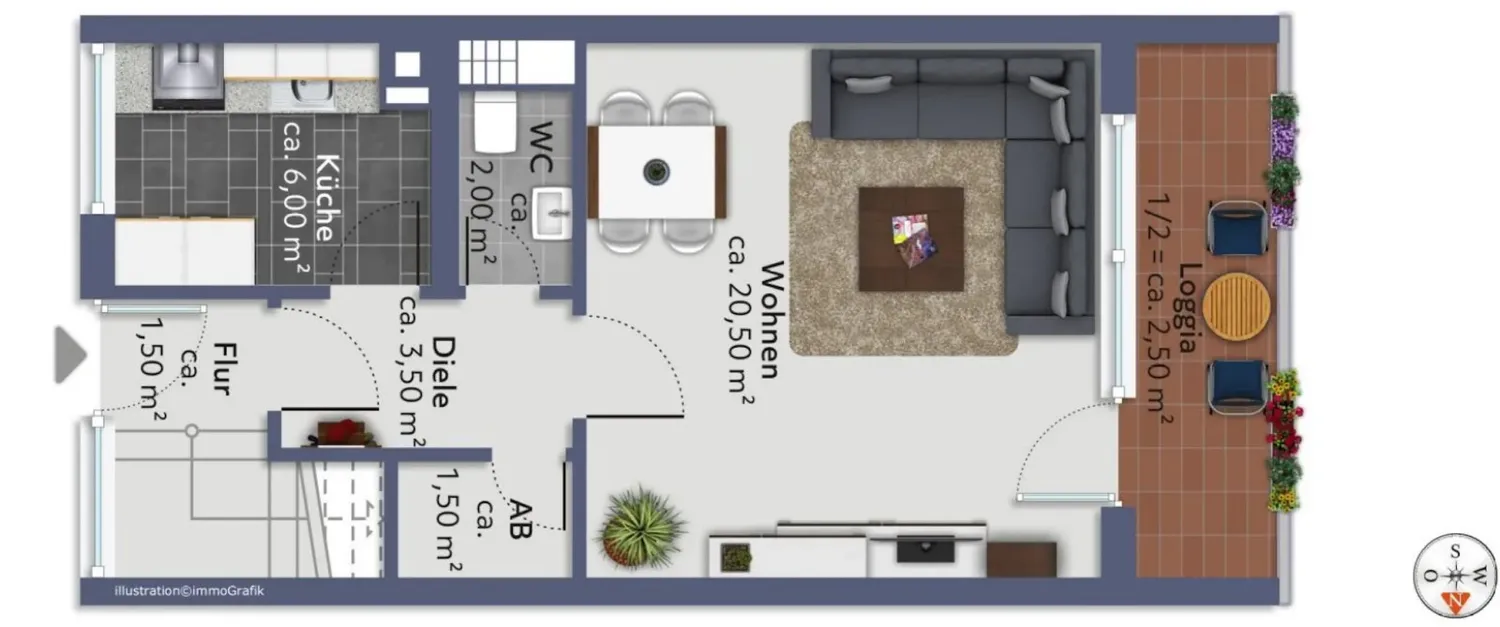 WG-Zimmer mit 9 m² in München – Bild 9