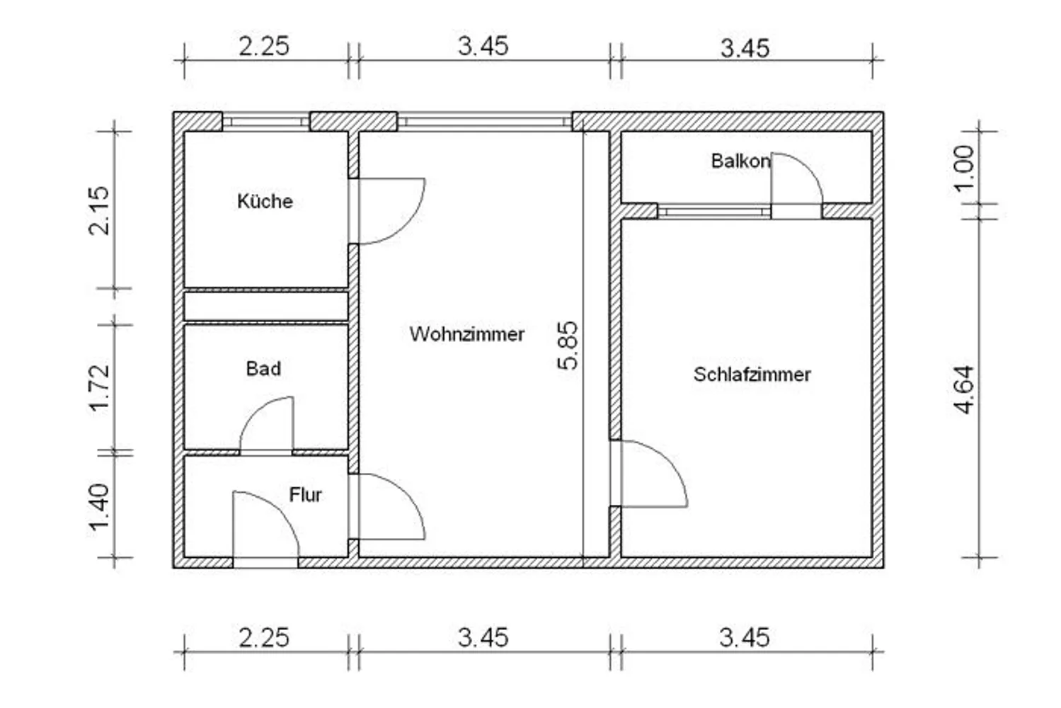 2 room apartment with 49 m² in Magdeburg – Photo 2