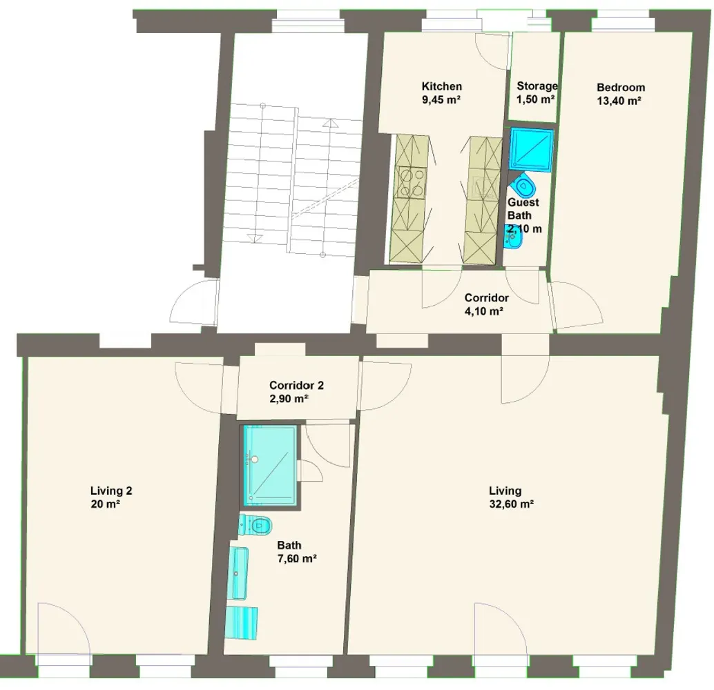 3 room apartment with 96 m² in Berlin – Photo 6
