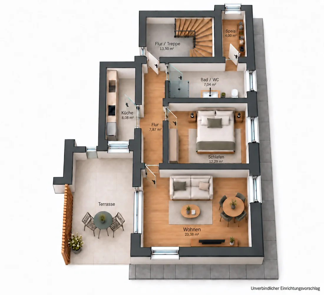 2 Zimmer Wohnung mit 72 m² in Bayreuth – Bild 2