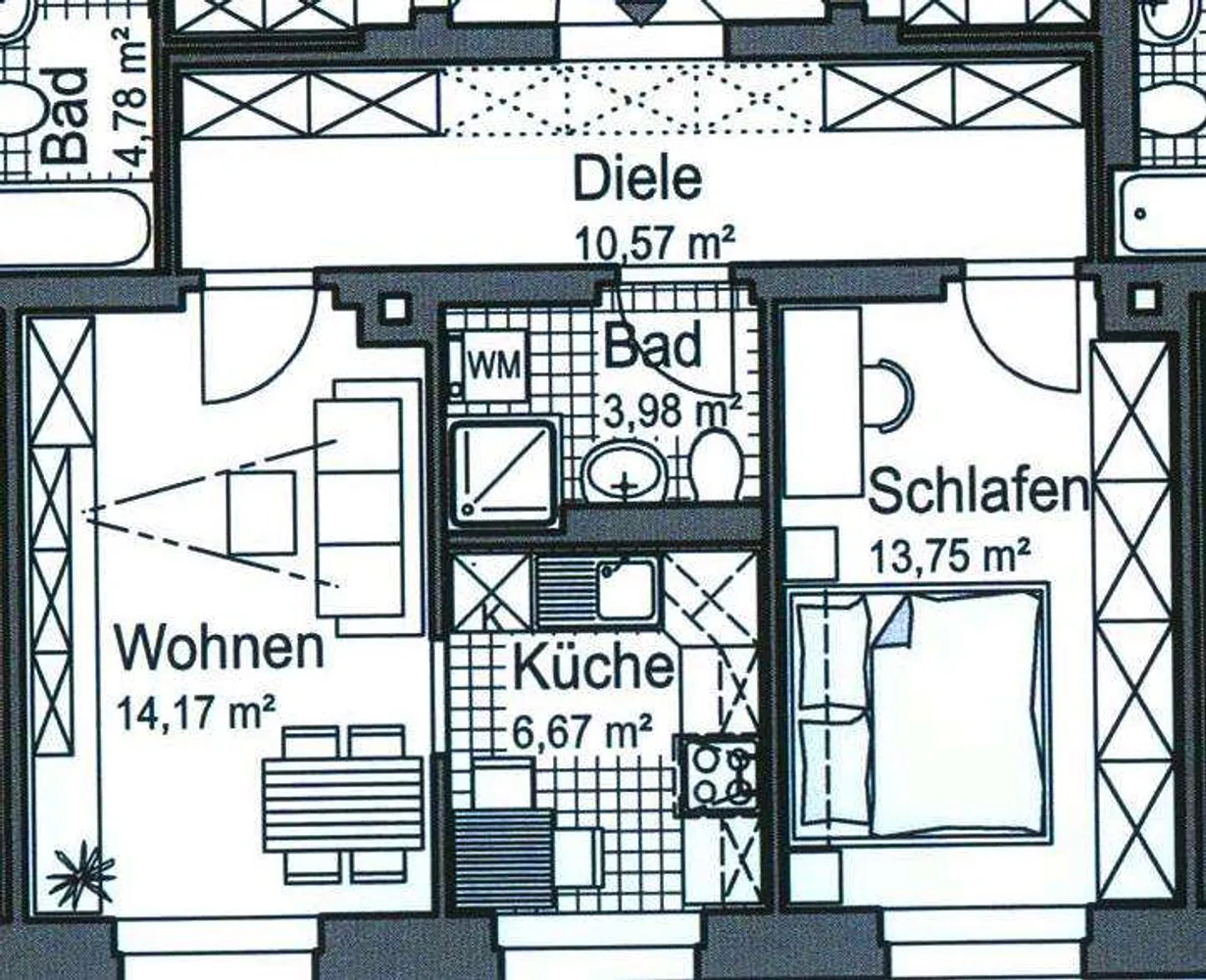 2 Zimmer Wohnung mit 48 m² in Chemnitz – Bild 9