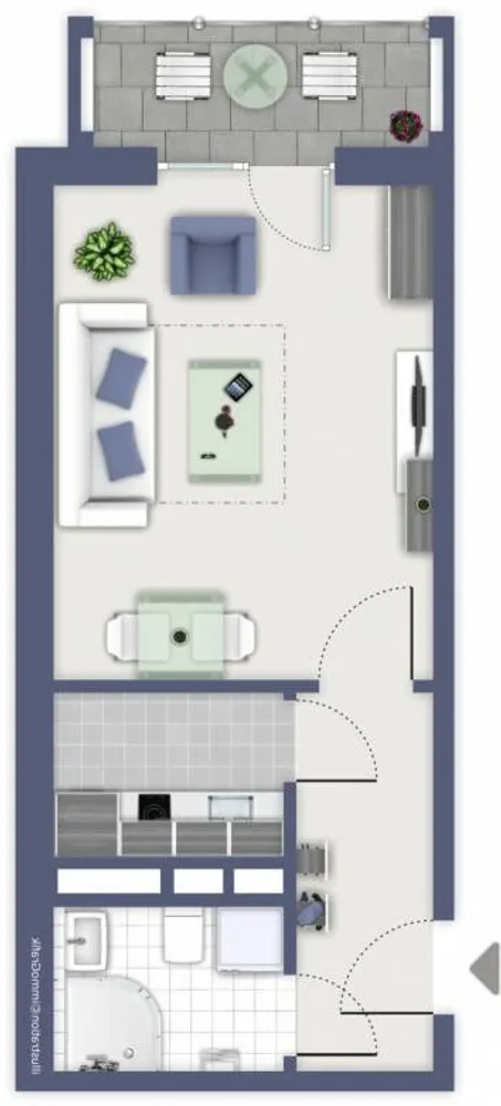 1 Zimmer Wohnung mit 31 m² in Chemnitz – Bild 3