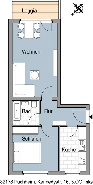 2 Zimmer Wohnung mit 54 m² in Fürstenfeldbruck – Bild 7