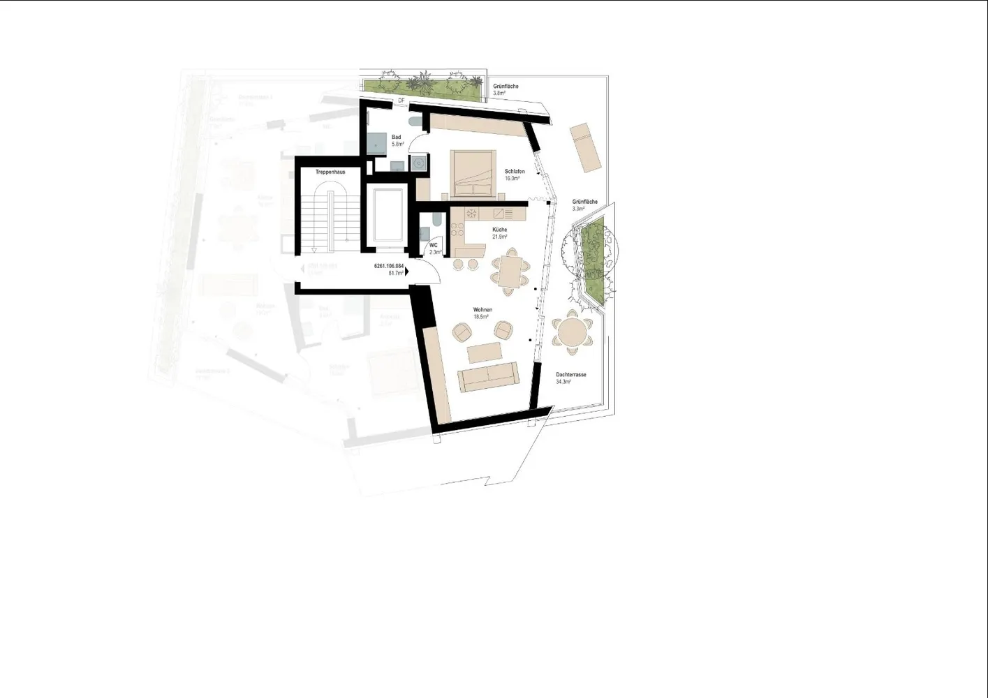 2 Zimmer Wohnung mit 82 m² in Mannheim – Bild 3
