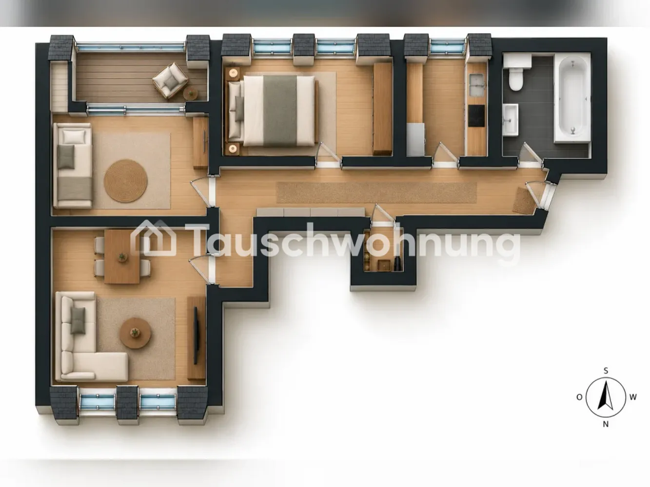 3 Zimmer Wohnung mit 80 m² in Hannover – Bild 3