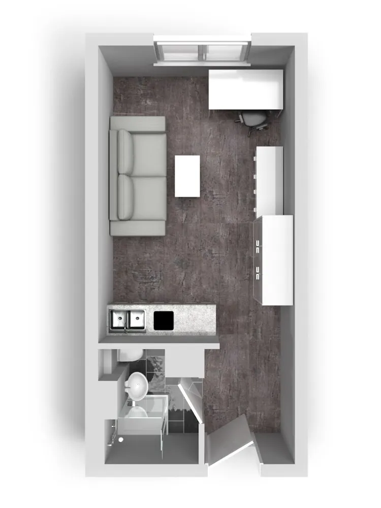 1 Zimmer Wohnung mit 24 m² in Halle (Saale) – Bild 5