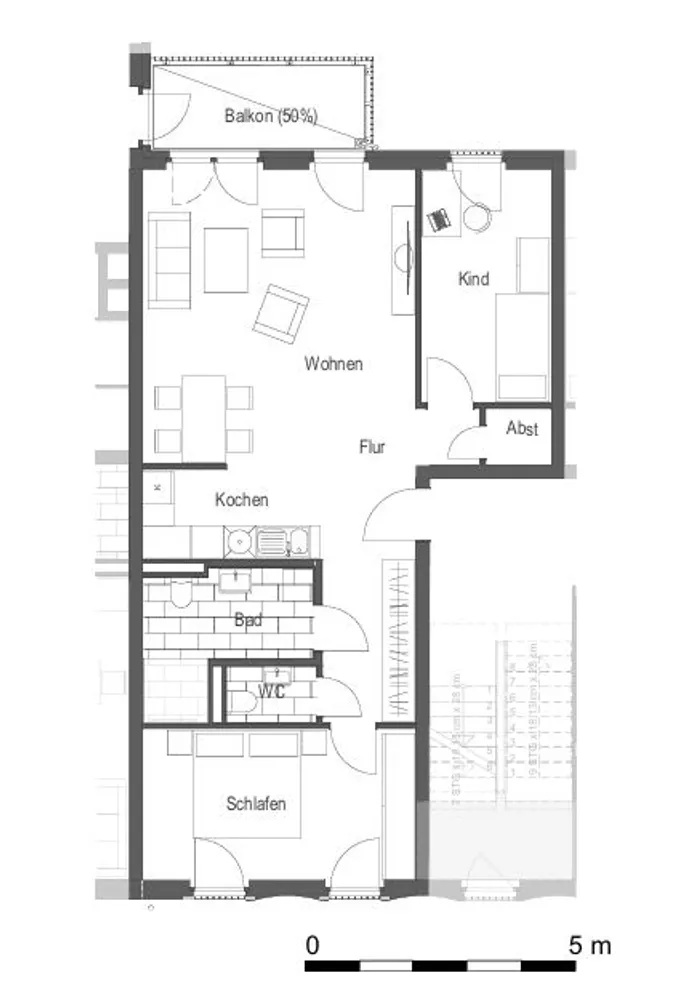 3 Zimmer Wohnung mit 80 m² in Dresden – Bild 9