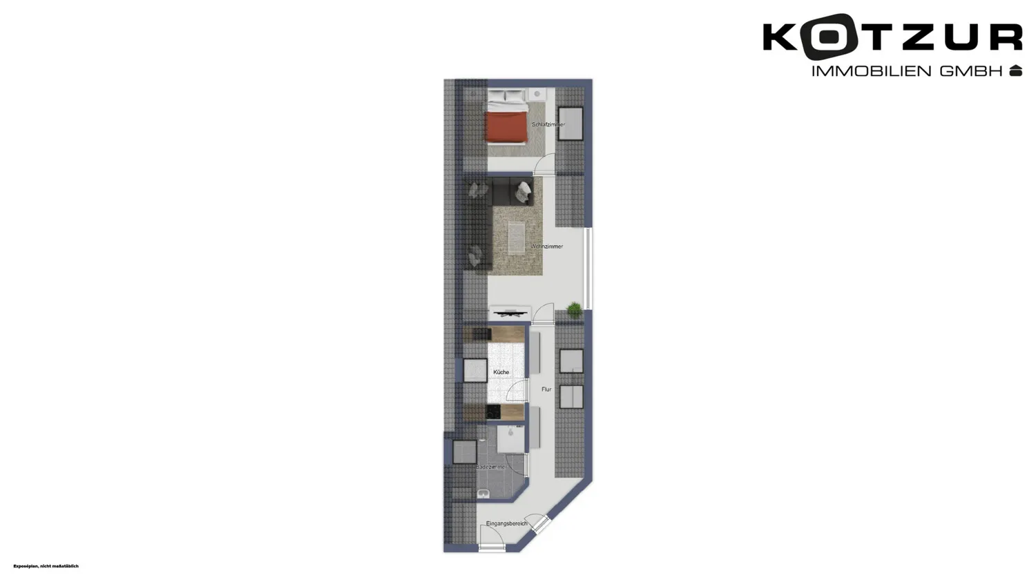 2 Zimmer Wohnung mit 64 m² in Aachen – Bild 8