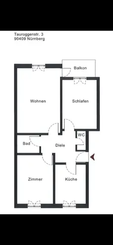 WG-Zimmer mit 22 m² in Nürnberg – Bild 6