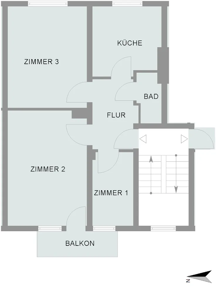 3 room apartment with 55 m² in Bremen – Photo 2