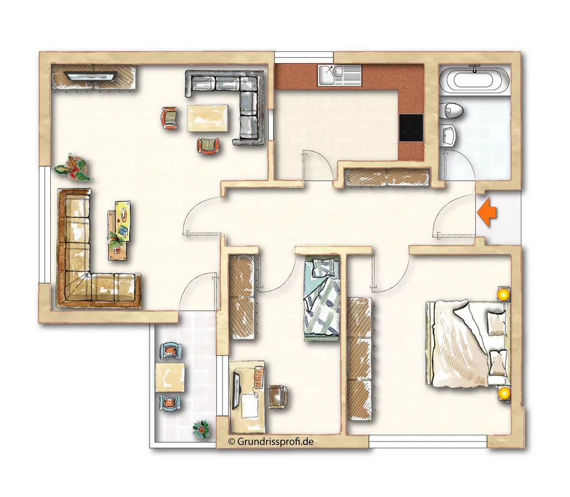 3 Zimmer Wohnung mit 77 m² in Duisburg – Bild 10