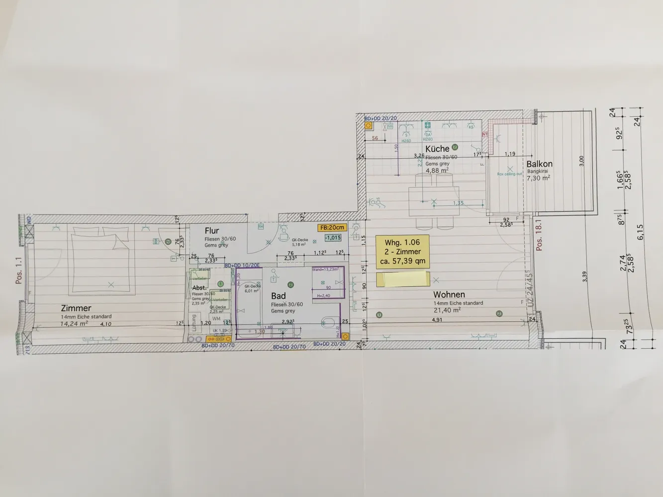 2 Zimmer Wohnung mit 57 m² in Hamburg – Bild 6
