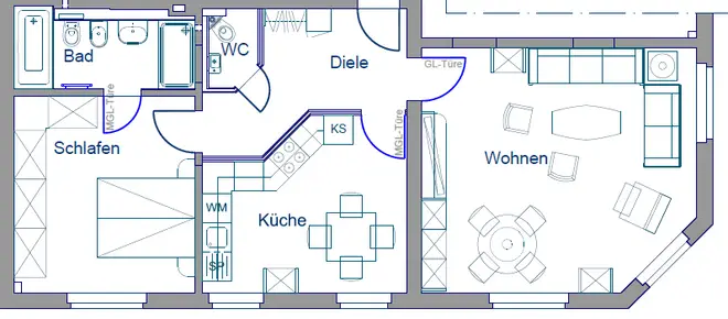 2 Zimmer Wohnung mit 72 m² in Duisburg – Bild 8