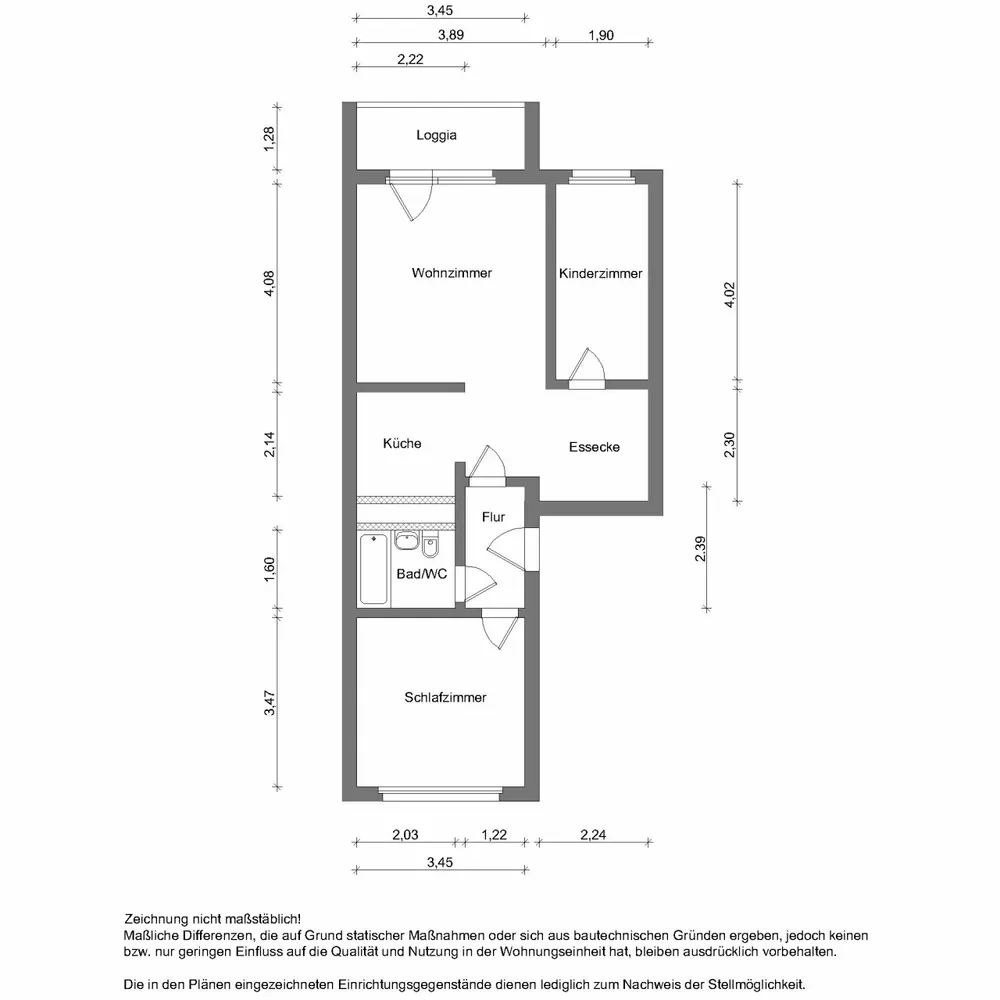 3 Zimmer Wohnung mit 57 m² in Zwickau – Bild 8
