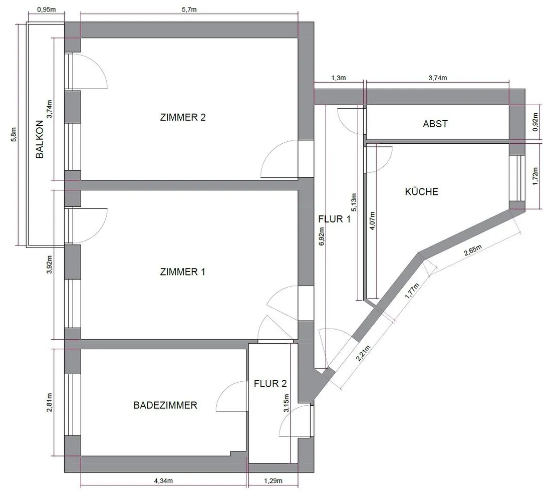 2 Zimmer Wohnung mit 85 m² in Berlin – Bild 10