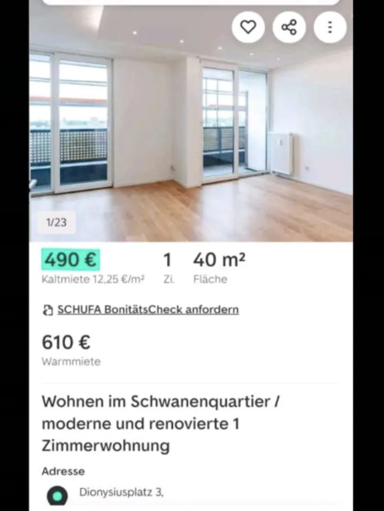 2 Zimmer Wohnung mit 40 m² in Krefeld – Bild 5