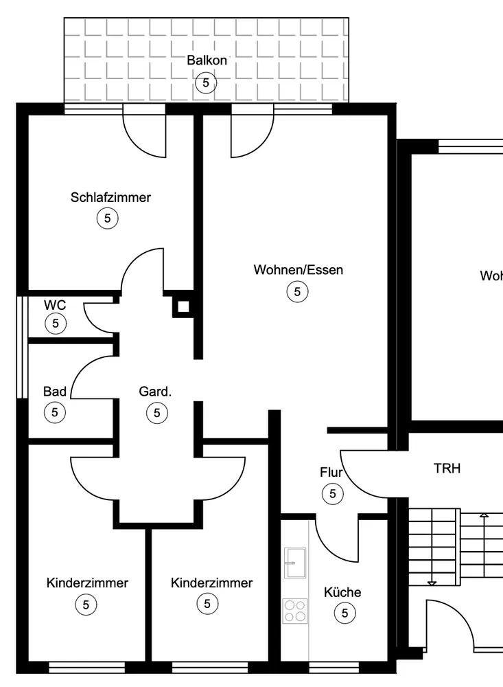4 Zimmer Wohnung mit 90 m² in Stuttgart – Bild 2