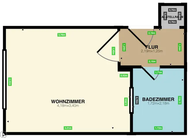 1 Zimmer Wohnung mit 21 m² in Wuppertal – Bild 11