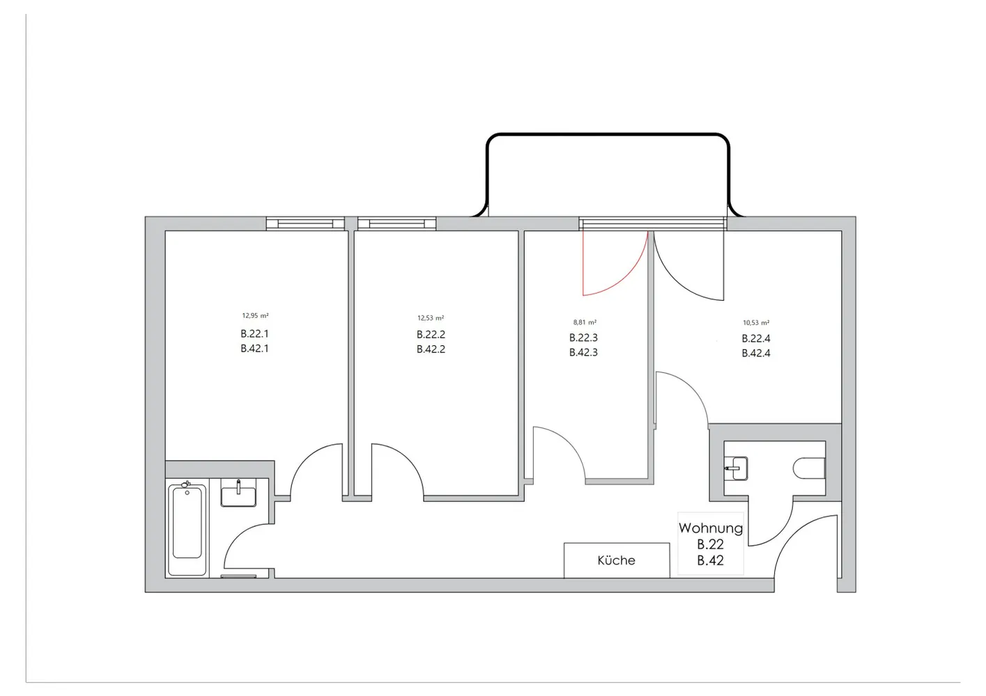 WG-Zimmer mit 8 m² in Berlin – Bild 1