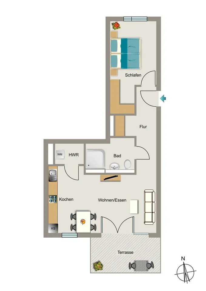 2 Zimmer Wohnung mit 63 m² in Bochum – Bild 5