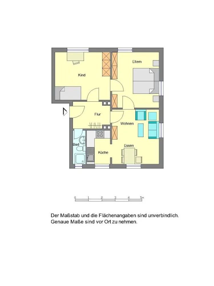 3 Zimmer Wohnung mit 54 m² in Minden – Bild 5
