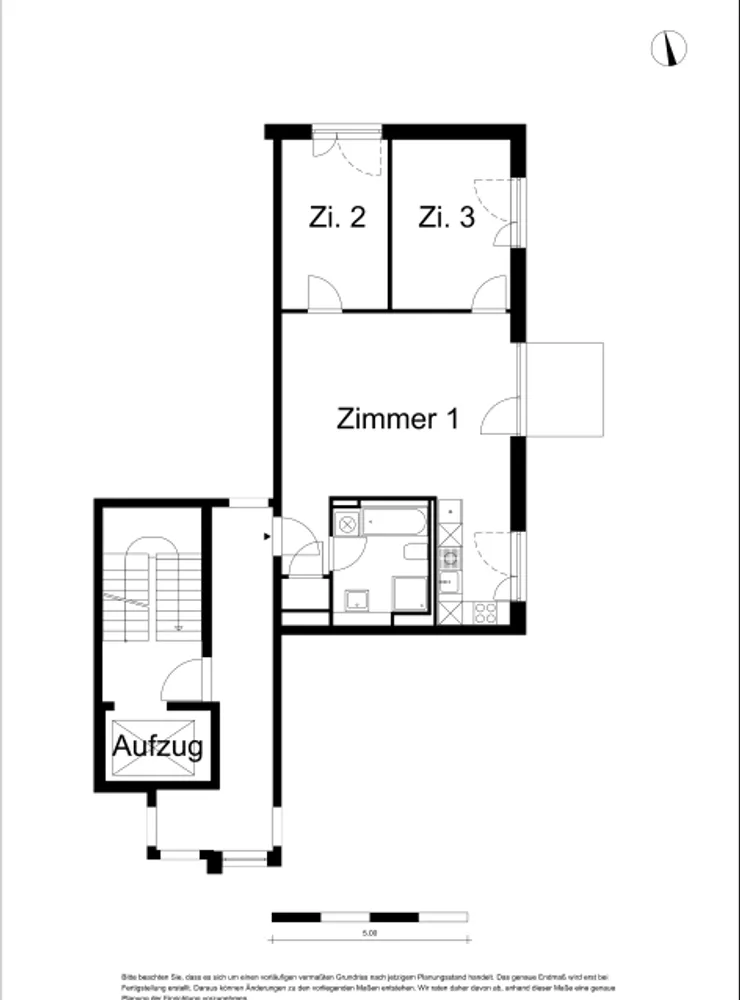 3 Zimmer Wohnung mit 71 m² in Berlin – Bild 2