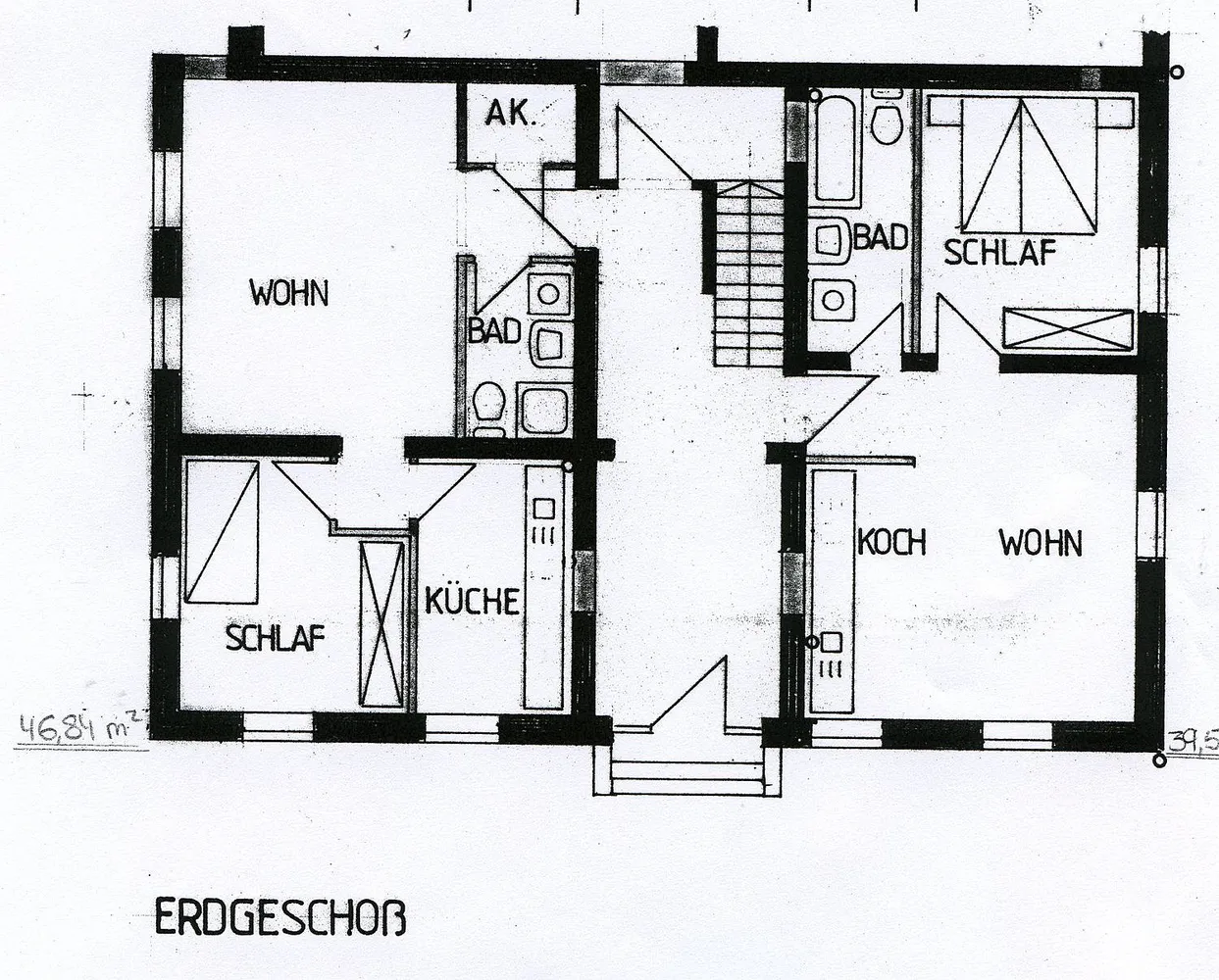 2 Zimmer Wohnung mit 47 m² in Duisburg – Bild 3