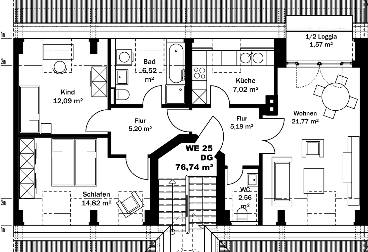 3 Zimmer Wohnung mit 77 m² in Leipzig – Bild 4