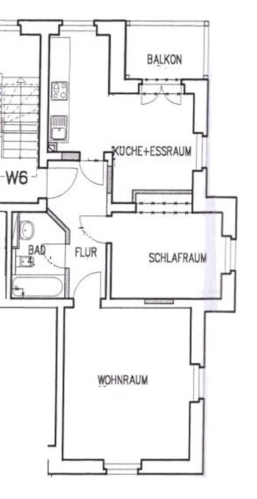 2 room apartment with 60 m² in Dresden – Photo 4