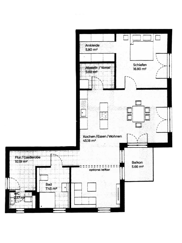 3 Zimmer Wohnung mit 96 m² in Wiesbaden – Bild 7