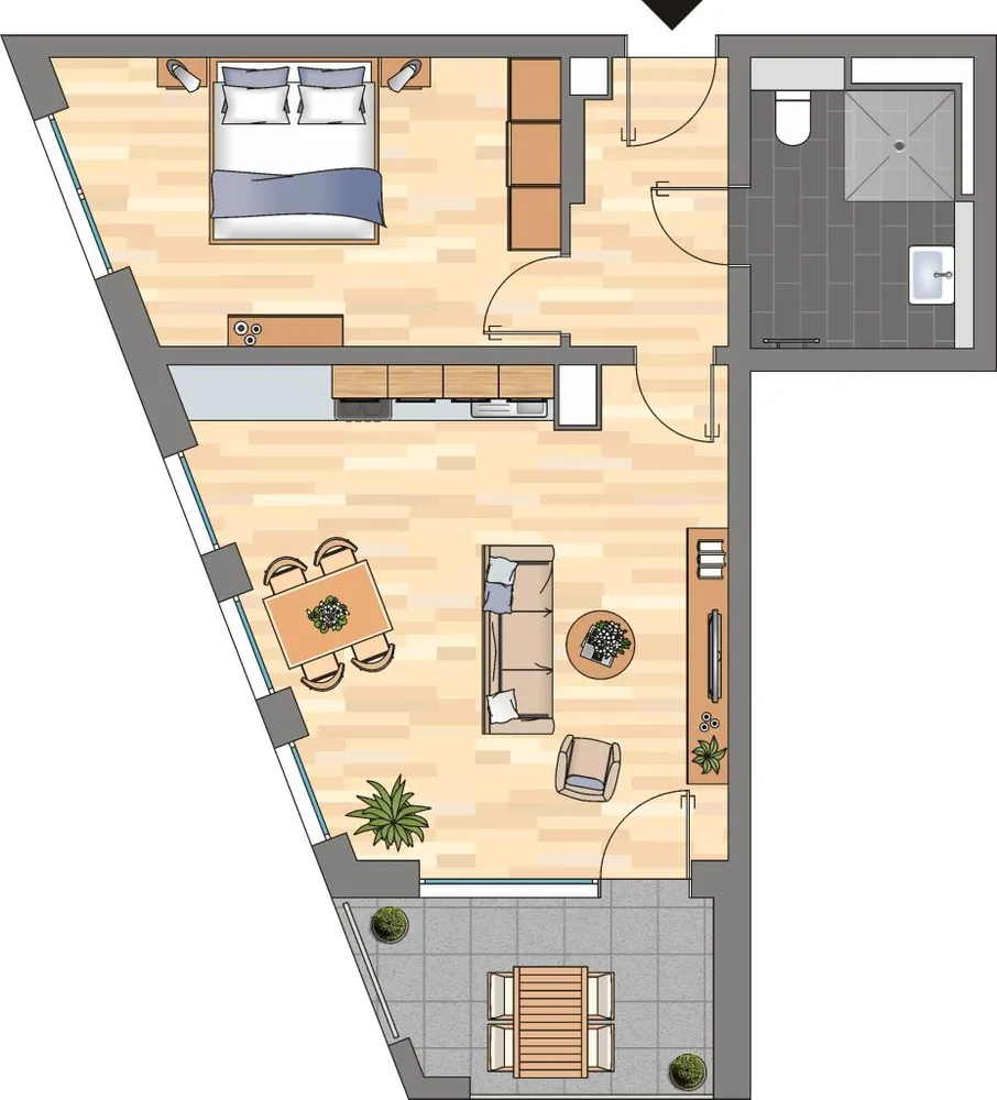2 Zimmer Wohnung mit 57 m² in Essen – Bild 6