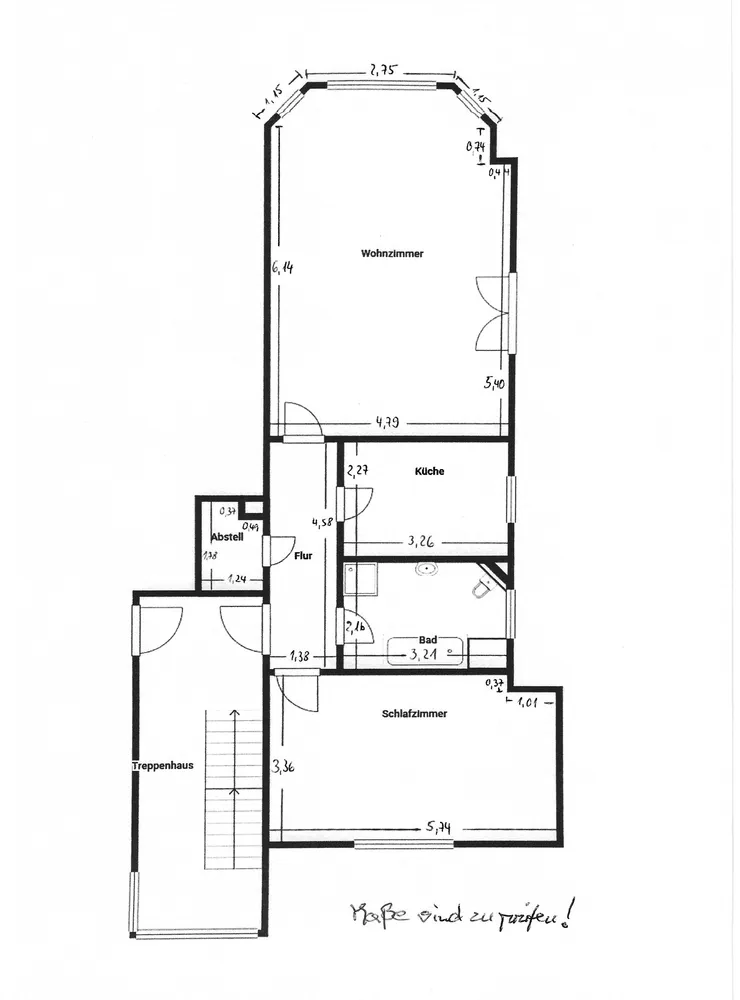 2 Zimmer Wohnung mit 72 m² in Stralsund – Bild 3