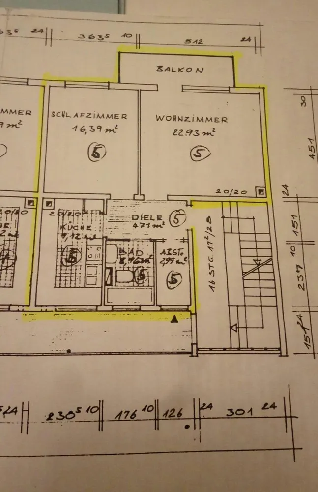 3 Zimmer Wohnung mit 66 m² in Darmstadt – Bild 7